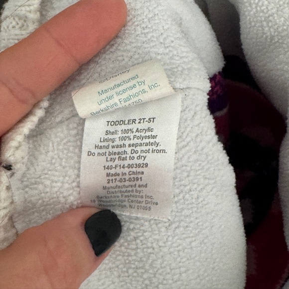 Vintage Disney Jr. Doc McStuffins Knit beanie Hat fleece Winter Toddler girl - Picture 2 of 6